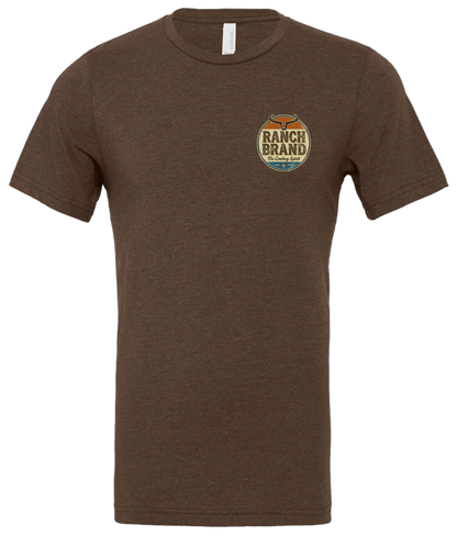 Ranch Brand | T-Shirt Homme Vintage | Brun