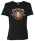 T-Shirt Femme Skull 2 Noir Ranch Brand