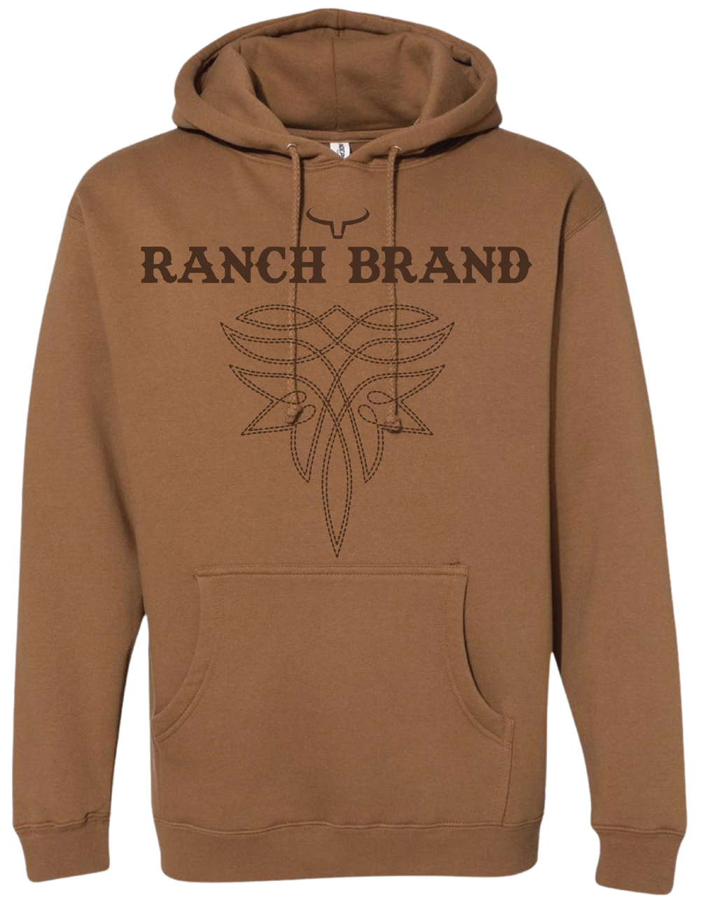 Ranch Brand | Hoodie Unisexe Stitches  | Saddle
