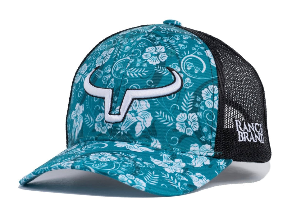 Casquette Sweet Pants Bleu Electrique Leopard Casquettes Western pour Hommes & Femmes | Ranch Brand Clothing