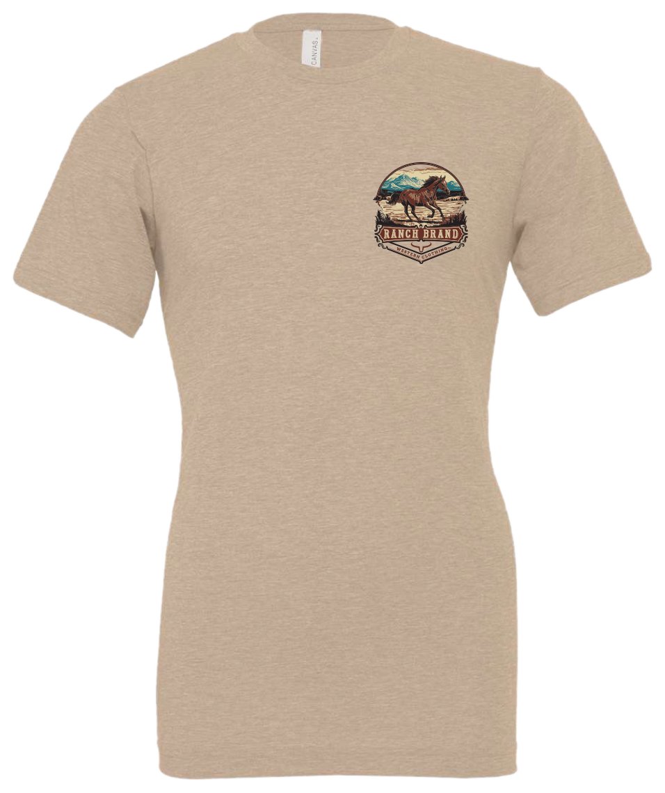 Ranch Brand | T-Shirt Homme Horse 2 | Tan