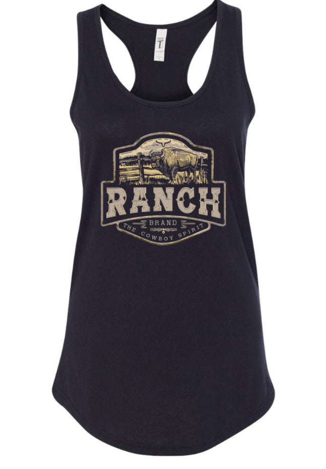 Camisole Bison Noir Ranch Brand