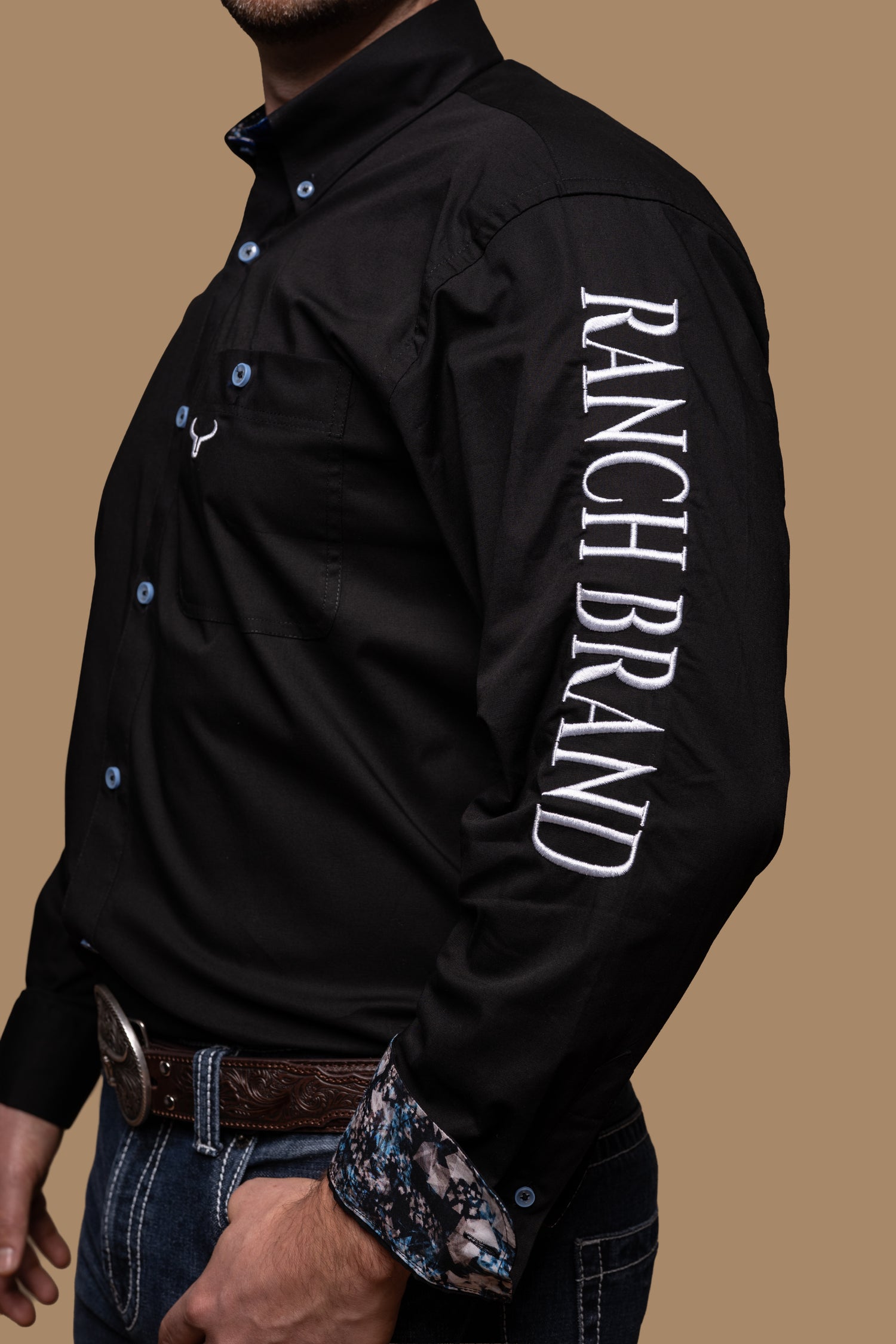 Ranch Brand | Chemise Homme | Sleeve Noir
