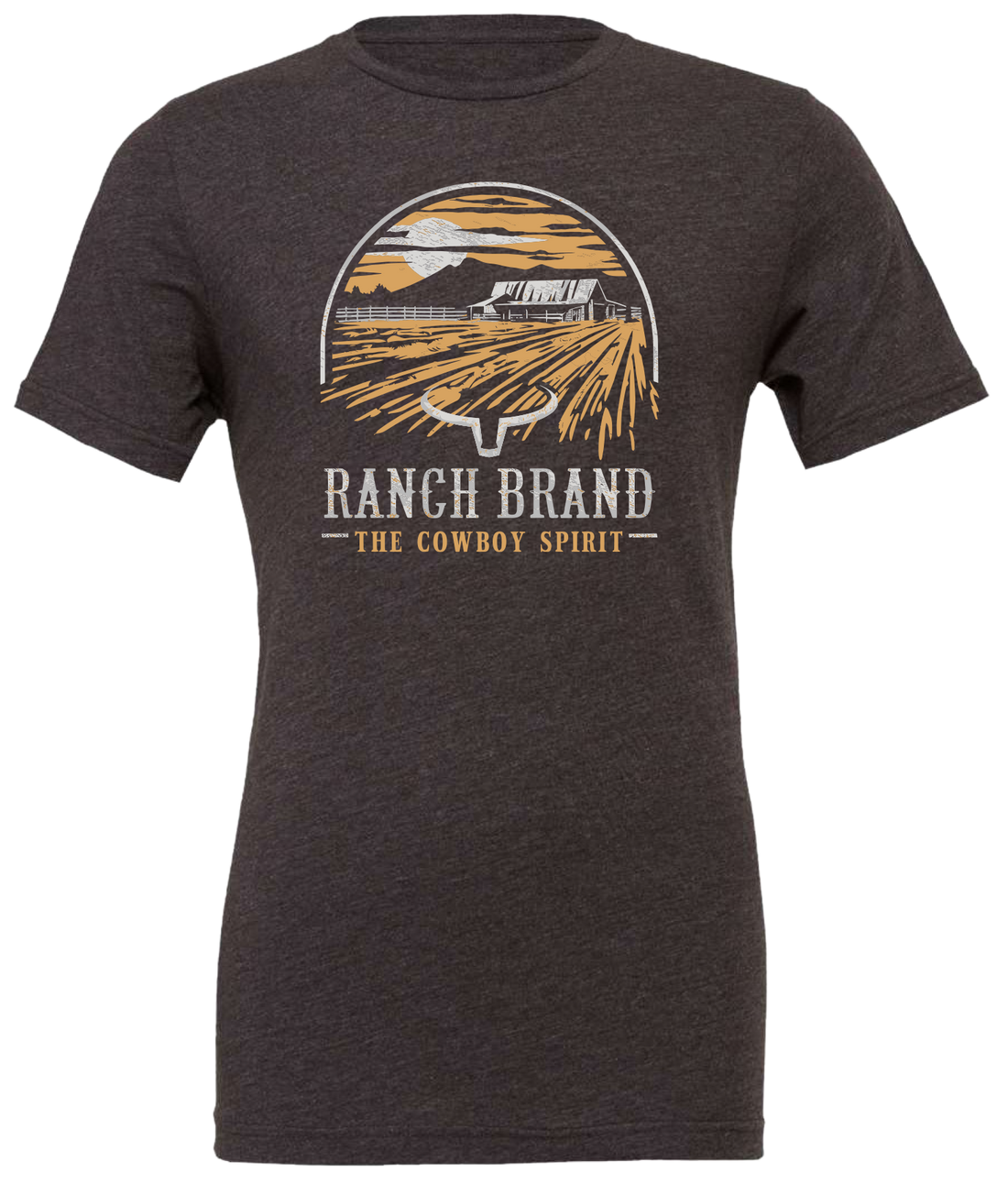 Ranch Brand | T-Shirt Homme Field 2 | Gris Foncé