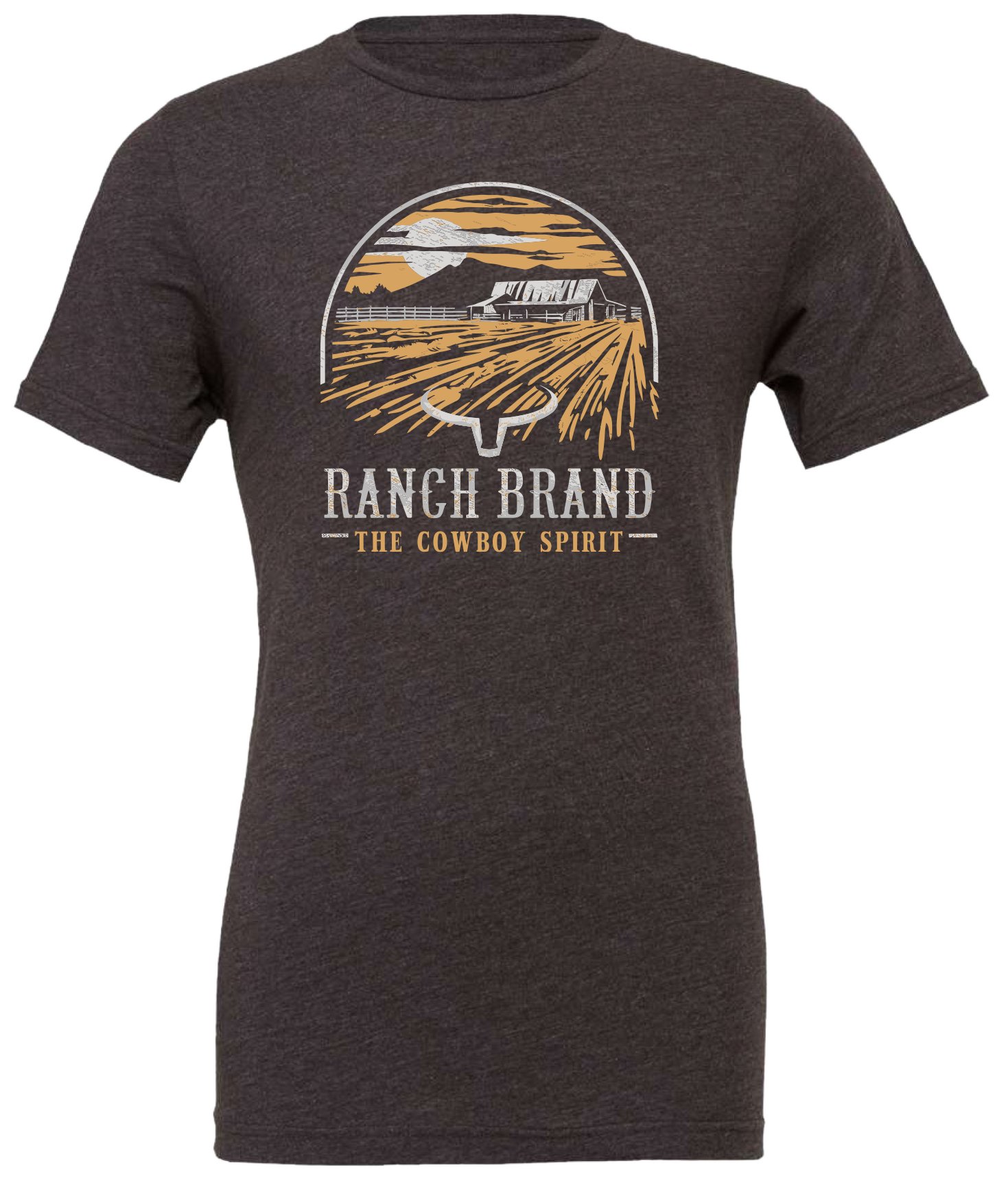 Ranch Brand | T-Shirt Homme Field 2 | Gris Foncé