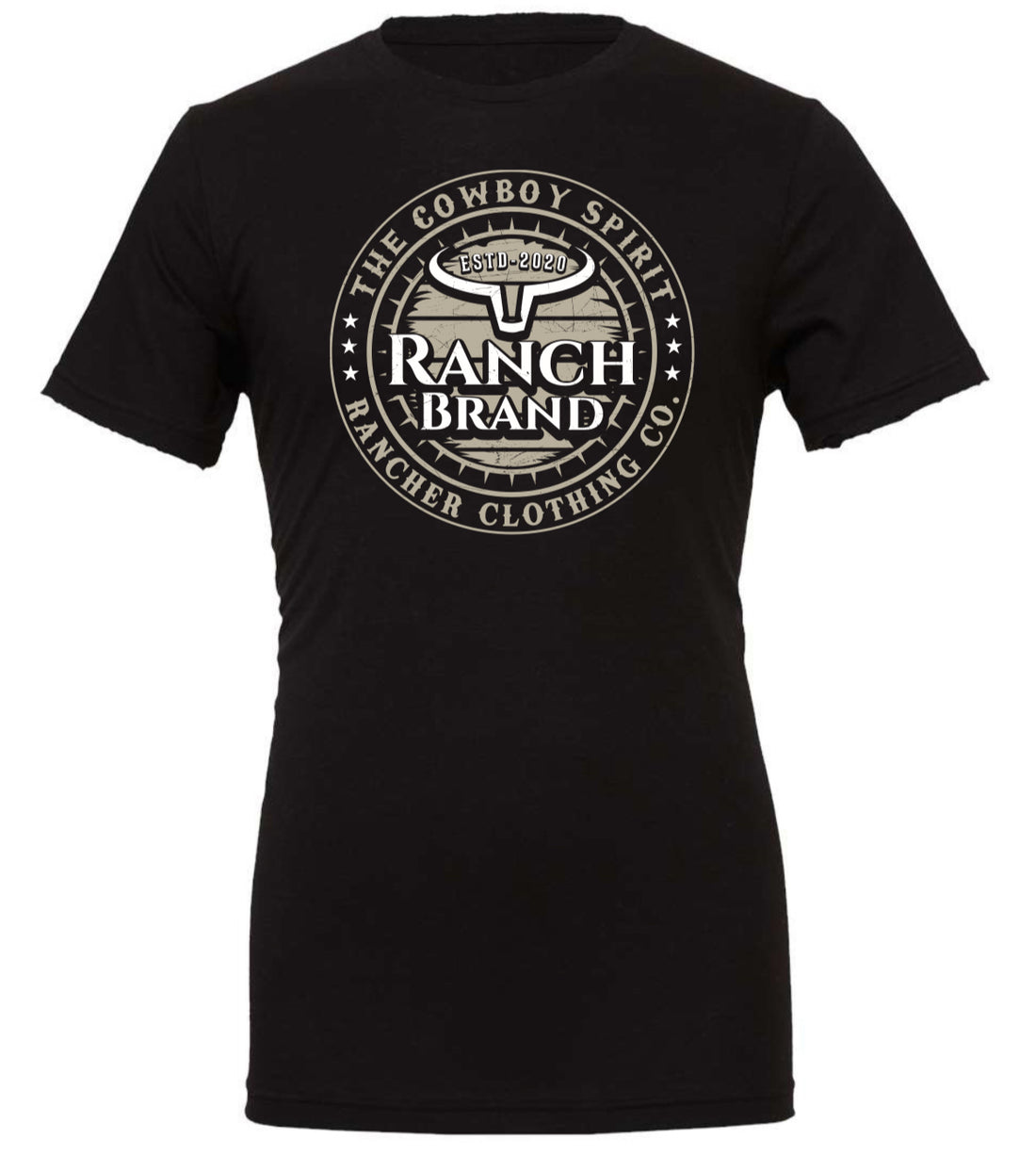 T-Shirt Homme Circle 2 Noir Ranch Brand