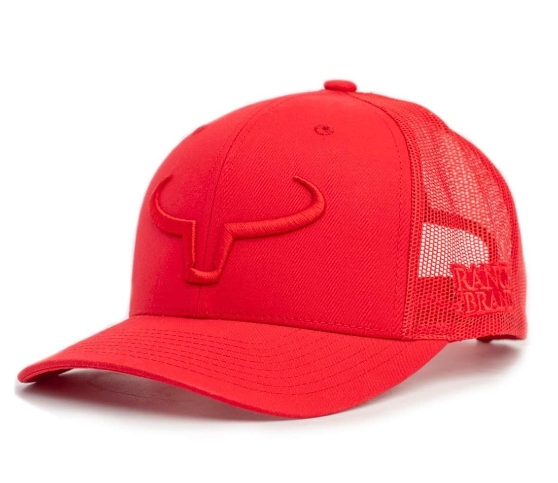 Rancher | Red &amp; Mesh Red | Red Logo