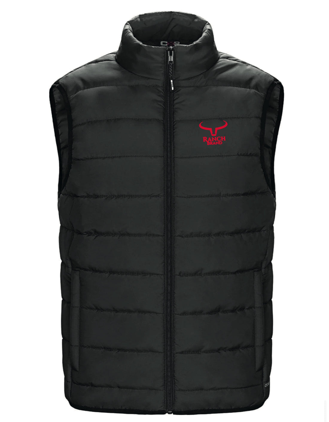 Ranch Brand | Lightweight Sleeveless Jacket for Men | Black & Red