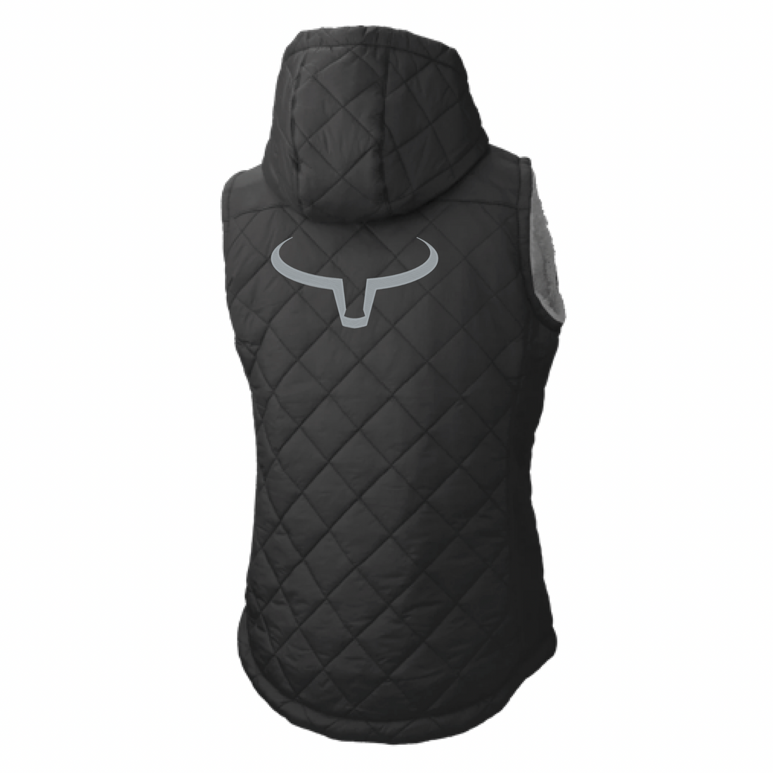 Ranch Brand | Veste matelassée à doublure Sherpa pour Femme | Noir Logo Silver