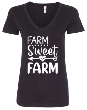 Ranch Brand | Farm Sweet Farm Woman | Black White