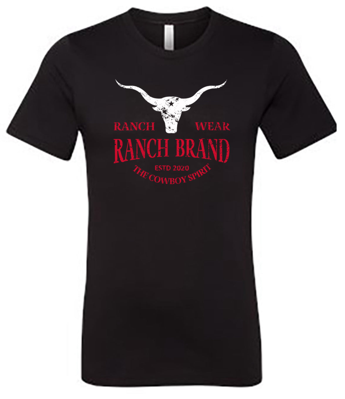 Ranch Brand | Longhorn | Noir &amp; Rouge