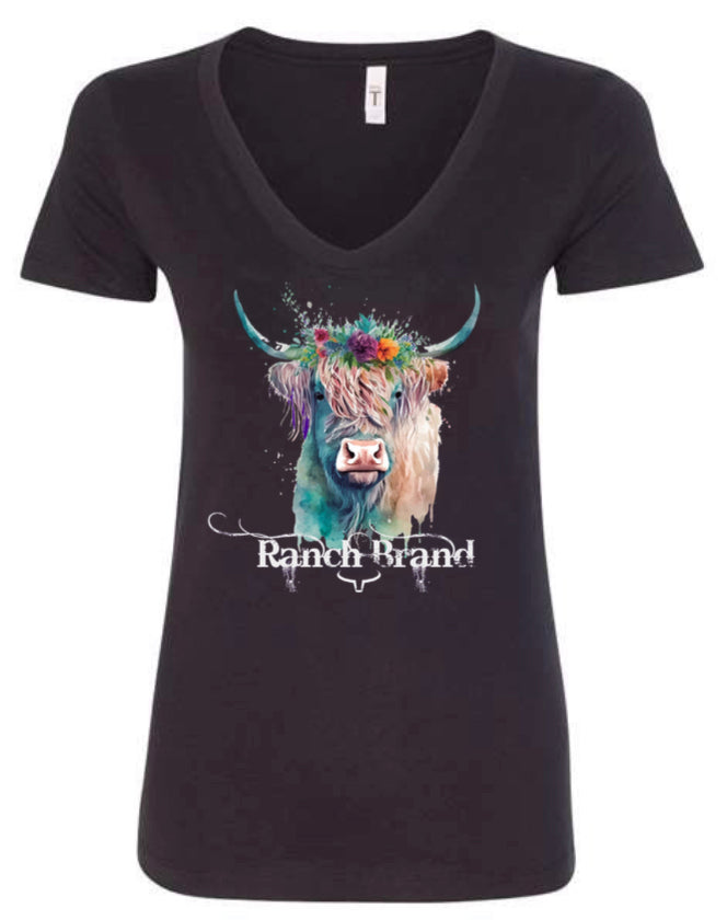 Ranch Brand | Happy Cow Women's | Black – Ranch Brand Clothing