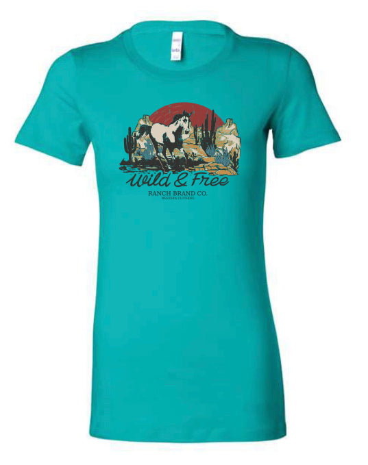 Ranch Brand | Free Horse Femme | Turquoise