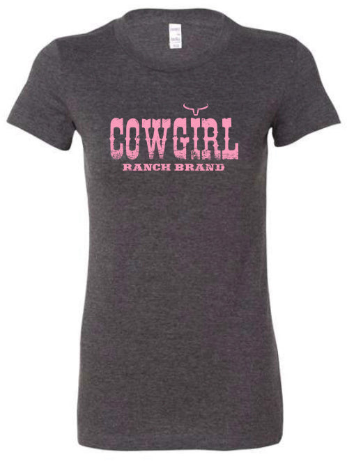 Ranch Brand | Cowgirl Femme | Dark Gray &amp; Pink