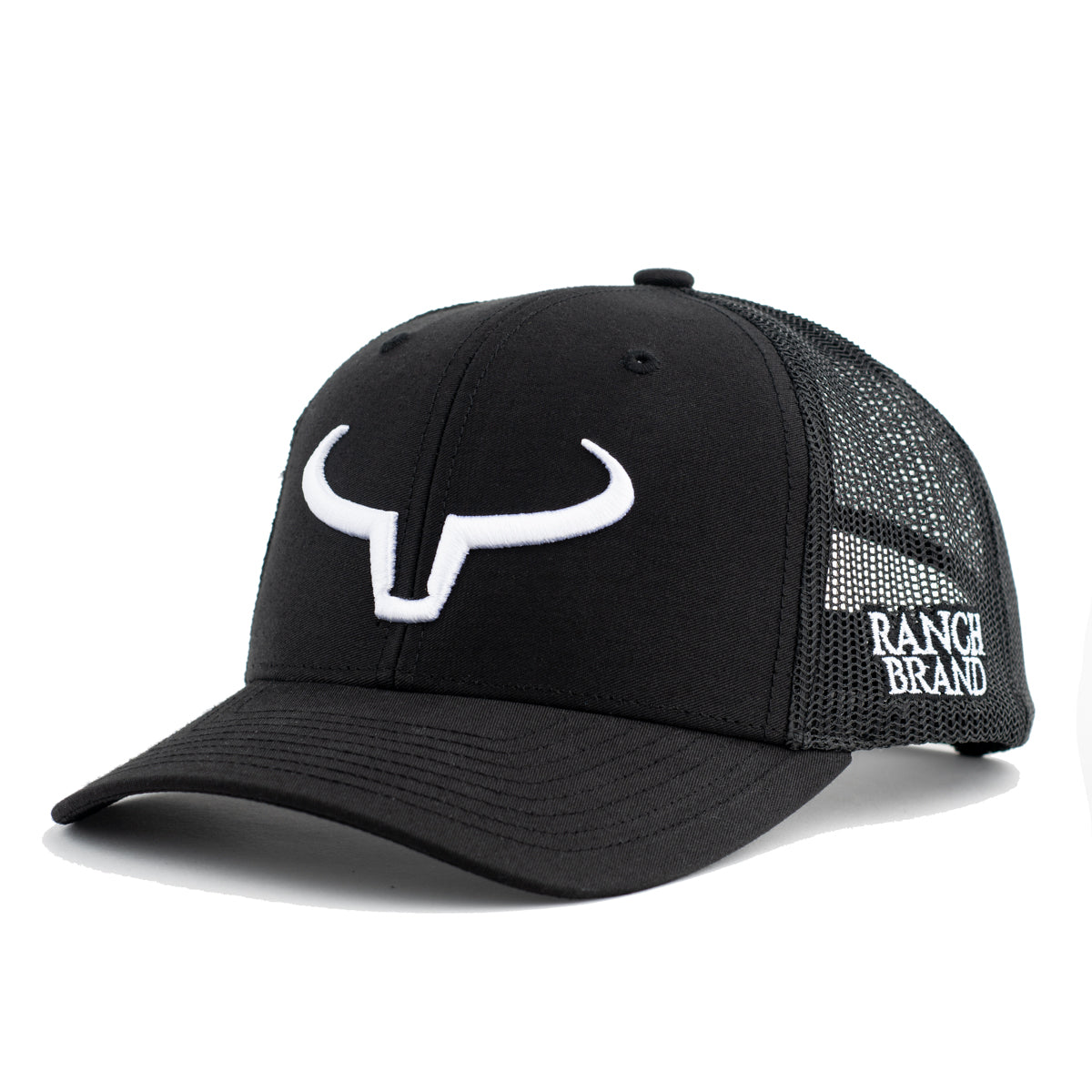 Child Rancher | Black &amp; Mesh Black | White Logo