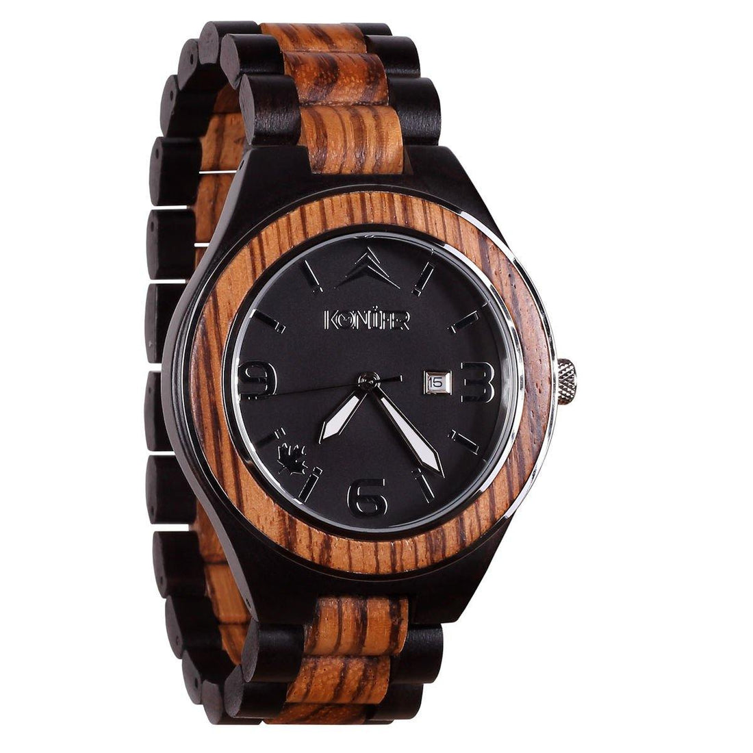 Sequoia Black Zebra - Konifer Watch