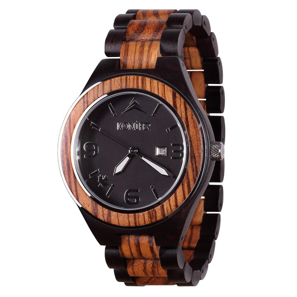 Sequoia Black Zebra - Konifer Watch