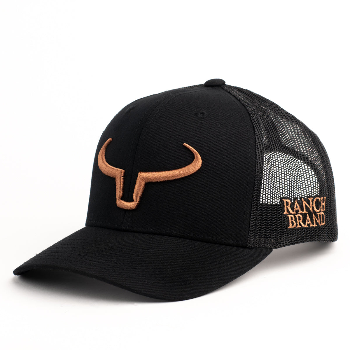 Rancher | Black &amp; Black Mesh | Copper Logo