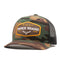 Casquette de camionneur western, de couleur camo. Avec logo Ranch Brand