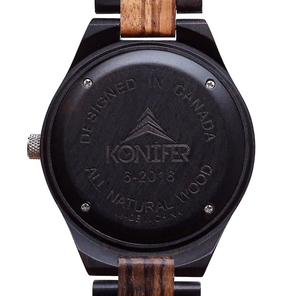 Sequoia Black Zebra - Konifer Watch