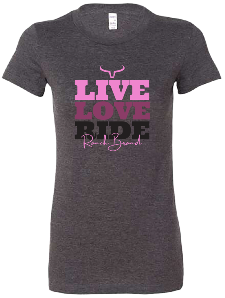 Ranch Brand | Ride Femme | Dark Gray &amp; Pink