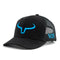 Child Rancher | Black & Black Mesh | Blue logo