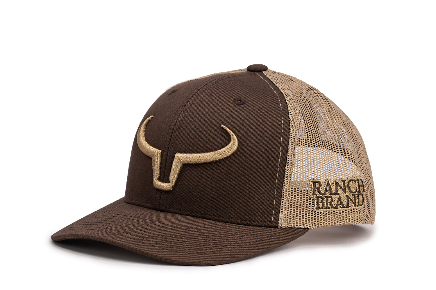 Rancher | Brown &amp; Mesh Beige | Beige Logo