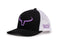 Rancher | Black & White Mesh | Purple Logo