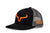Rancher | Black & Mesh Graphite | Orange logo