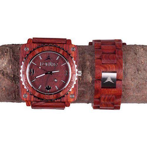 Deux montres en bois d&