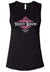 Ranch Brand | Women's Floral Muscle Tank Camisole | Black & Pink