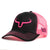 Rancher | Black & Pink Mesh | Pink Logo