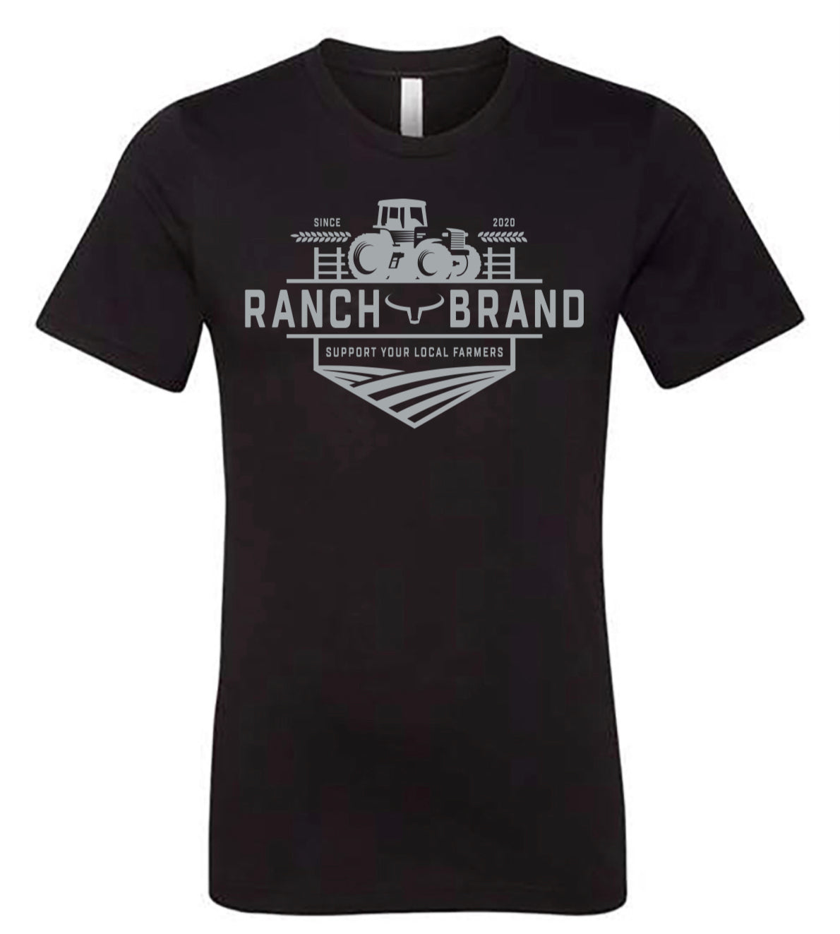 Ranch Brand | Farmer Homme | Noir logo Gris