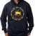Ranch Brand | Barb Wire Unisex Hoodie | Navy & Yellow