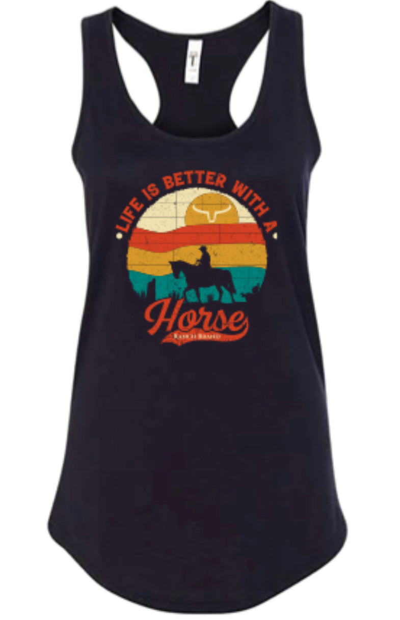 Ranch Brand | Camisole Better With Horse Femme | Noir