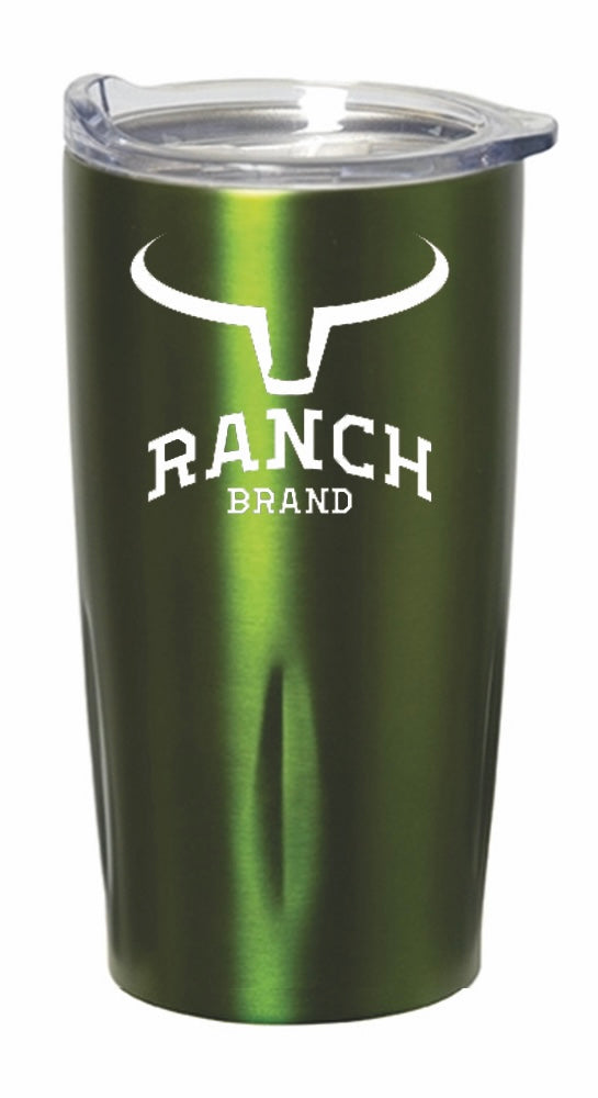 Ranch Brand | Isolated Glass | Metallic Green