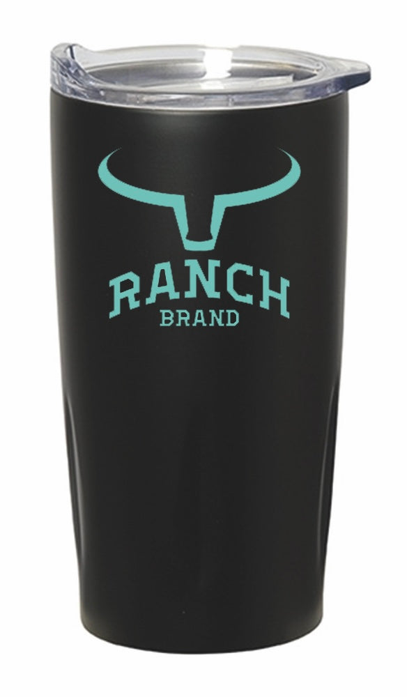 Ranch Brand | Verre Isolé | Noir &amp; Turquoise