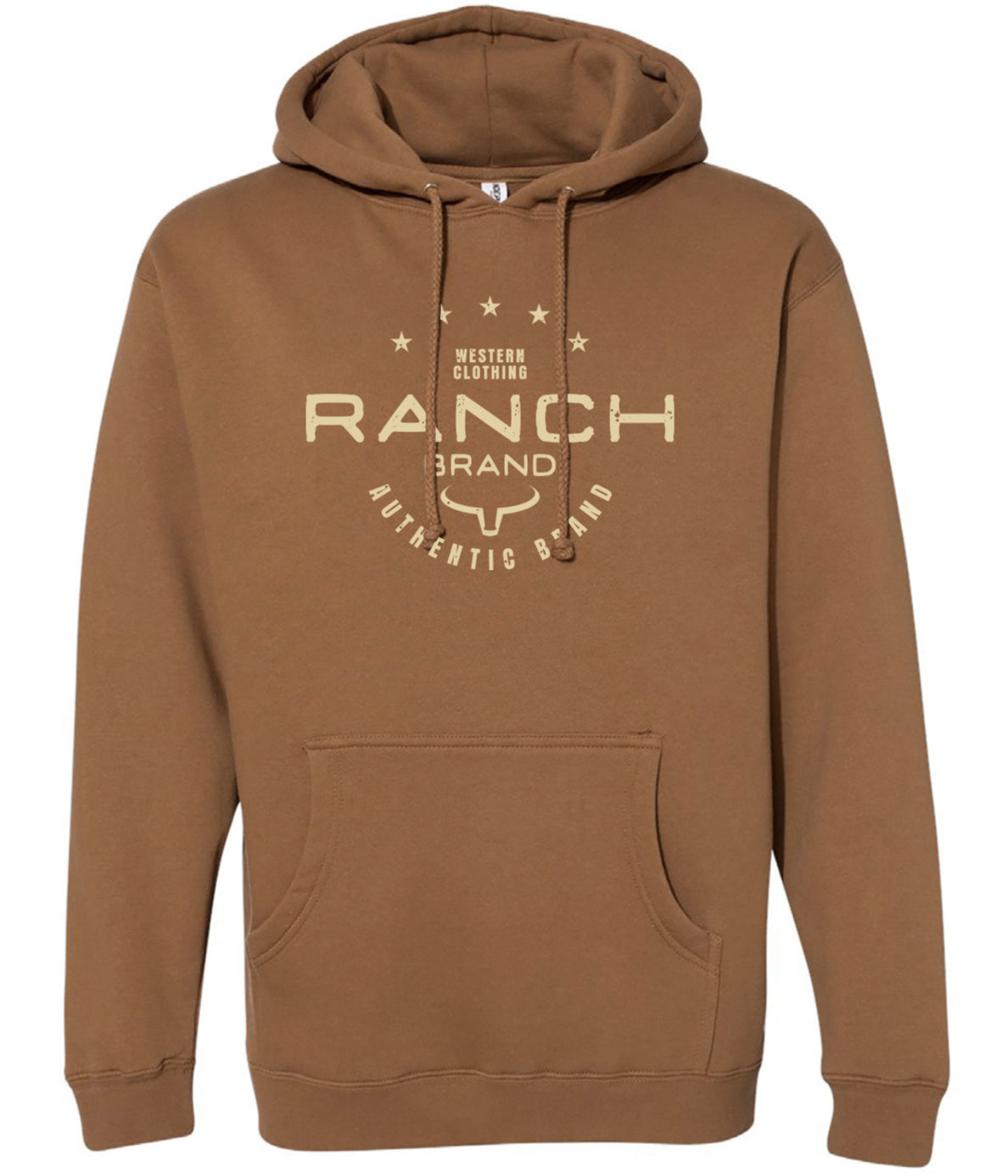 Ranch Brand | Unisex Authentic Hoodie  | Saddle &amp; Beige