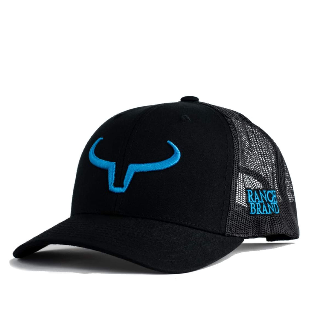 Rancher | Noir &amp; Mesh Noir | Logo Bleu