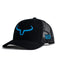 Rancher | Black & Mesh Black | Blue logo