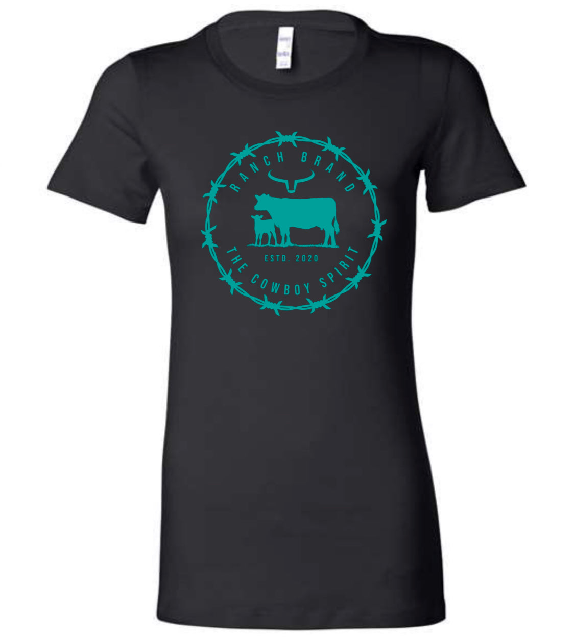 Ranch Brand |  Barb Wire Femme | Black &amp; Turquoise