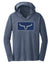 Ranch Brand | Hoodie Léger Homme Stamp  | Gris Bleuté & Bleu
