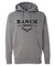 Ranch Brand | Unisex Classic Hoodie | Gray & Black Logo