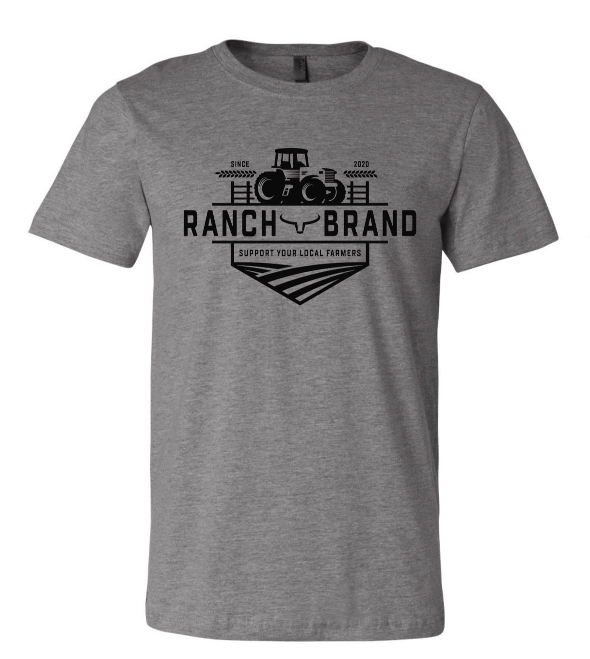 Ranch Brand | Farmer Homme | Gris logo Noir