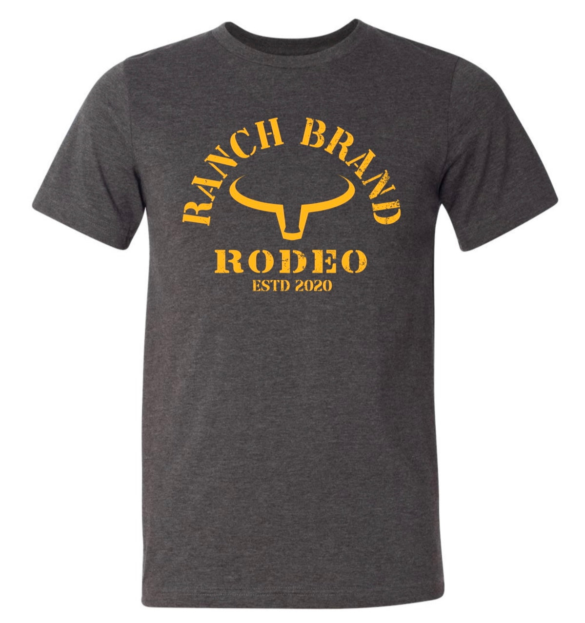 Ranch Brand | Rodeo Homme | Gris foncé logo Jaune