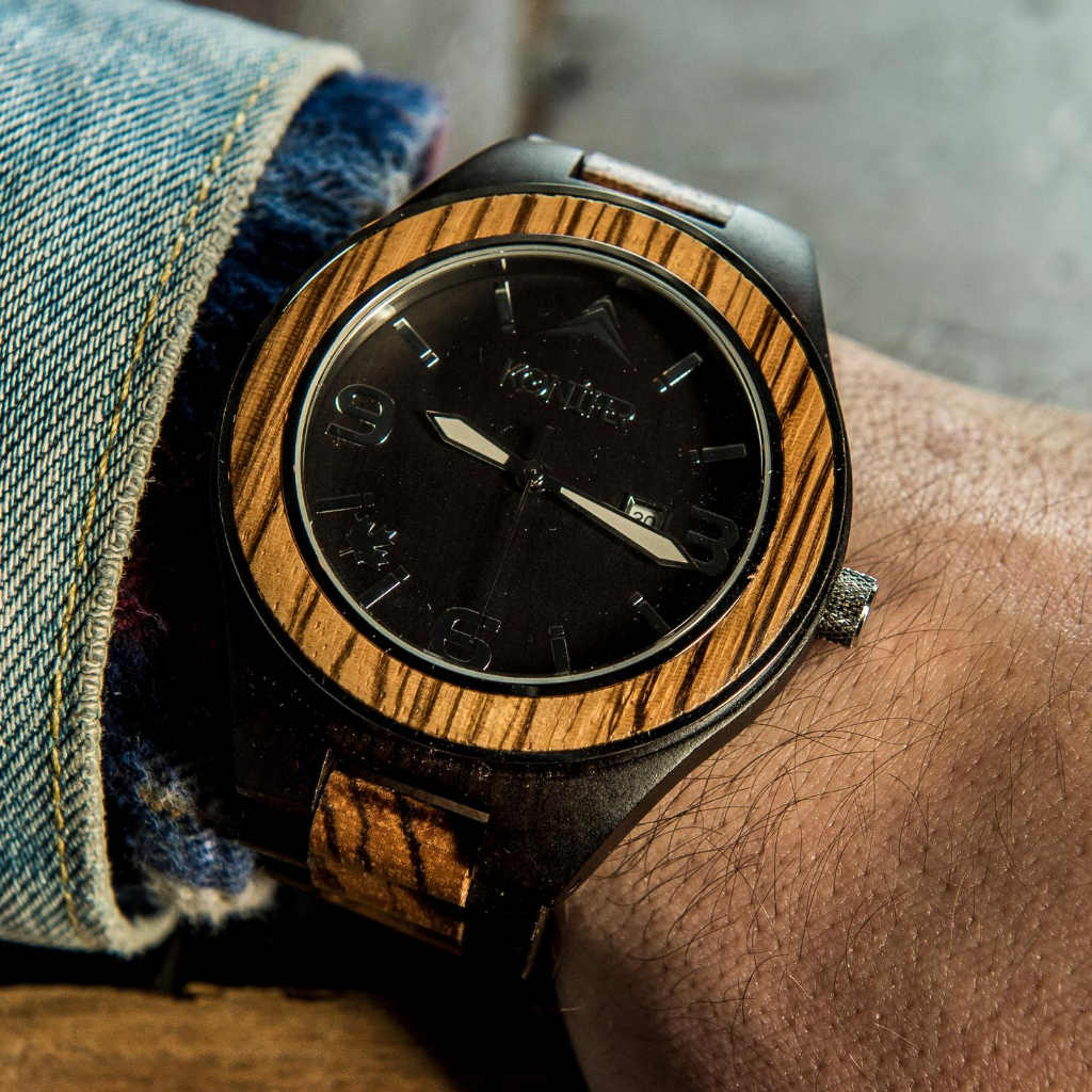 Sequoia Black Zebra - Konifer Watch