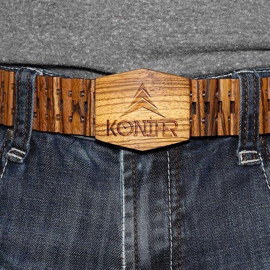 Ceinture en zebrawood KONIFER - Konifer Watch